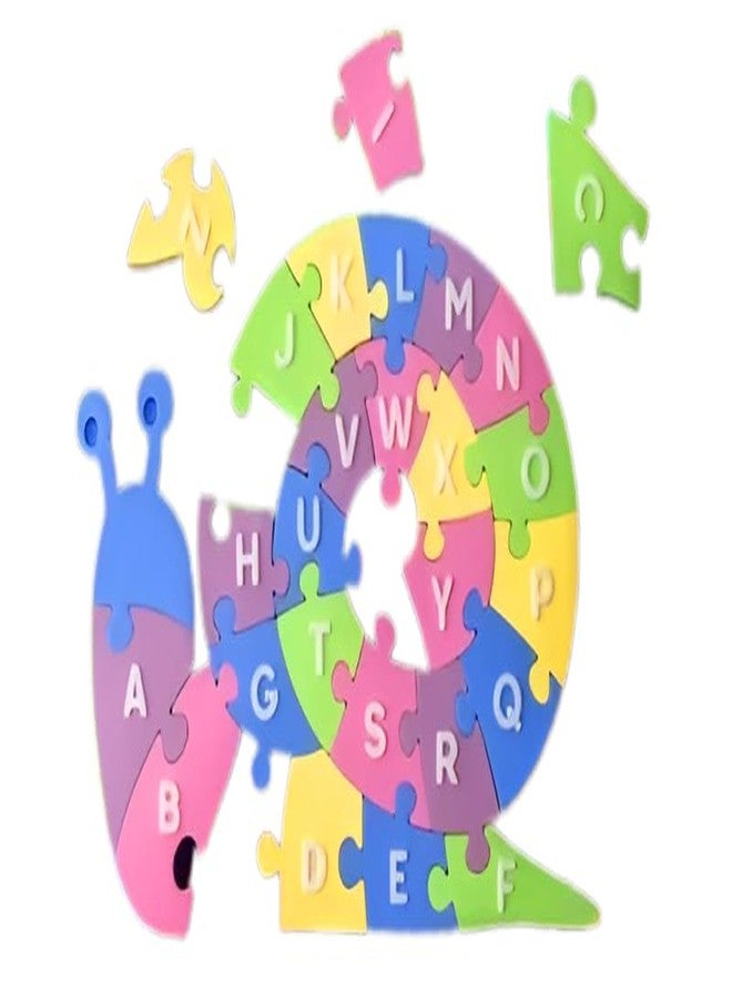3D CRAFT Alphabet Learning Puzzle for Kids, Snail Shape Design, Plastic Educational Toy, Multi-Colour,Figure Toy - Image 1